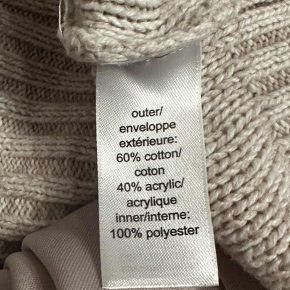 Maurices Beige & Black Knit Sweater Dress Cowl Neck Sz Medium Camisole lined EUC - Picture 9 of 10